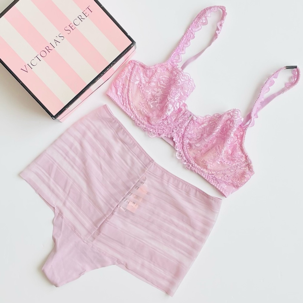 32C SMALL Victoria’s Secret lilac bra set